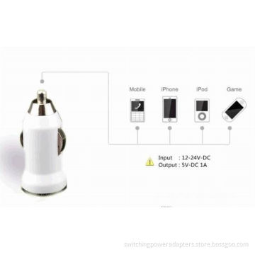 1a White Universal Portable Usb Charger , 5v Usb Mobile Charger